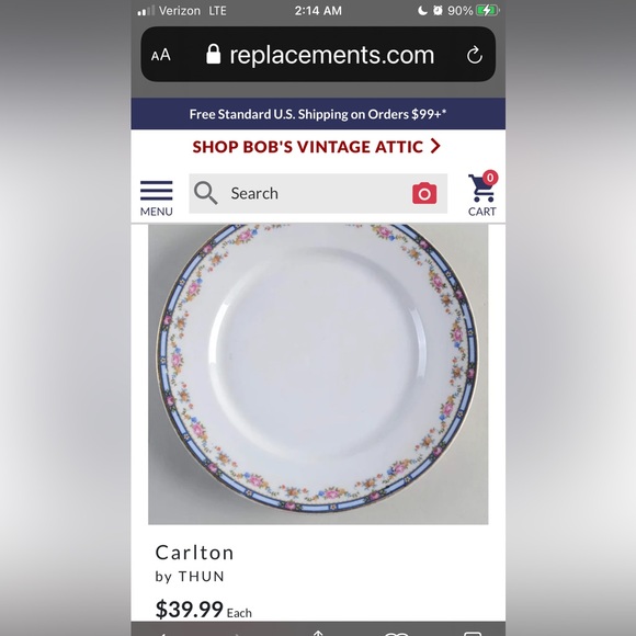 Vintage Dinner Plate (4) Thun - Picture 3 of 3